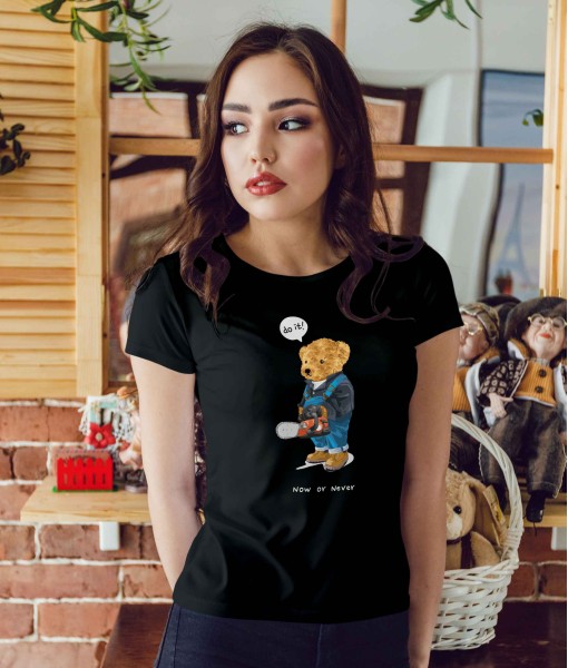 Дамска тениска с щампа Мечета Do it